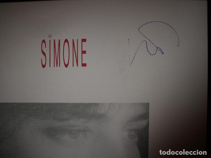 Discos de vinilo: SIMONE- SIMONE. LP. CON TR&Iacute;PTICO PROMO FIRMADO. - Foto 4