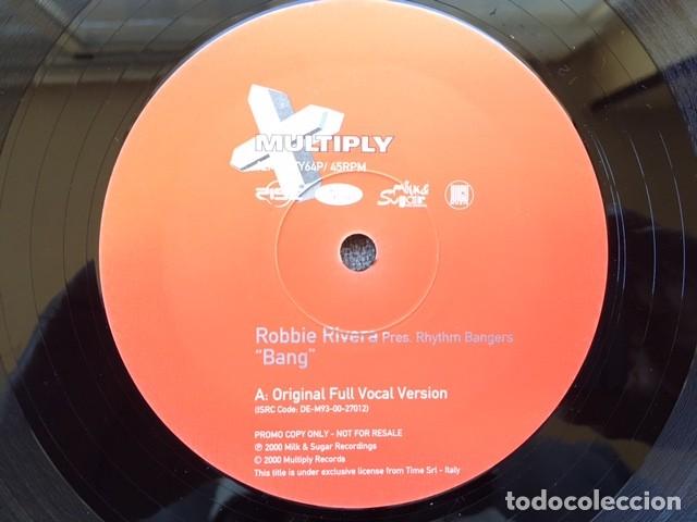 Discos de vinilo: ROBBIE RIVERA .ORIGINAL FULL VOCAL VERSION , BANG . EDICI&Oacute;N EXTRANJERA DEL 2000 - Foto 2