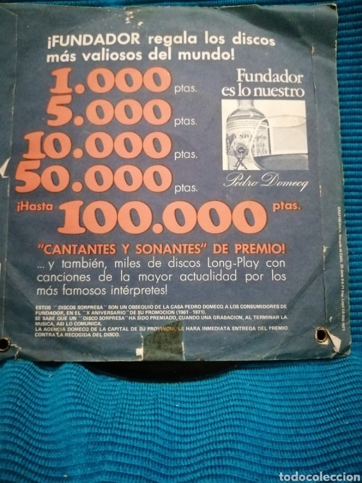 Discos de vinilo: DISCO SORPRESA FUNDADOR 1971 - Foto 2