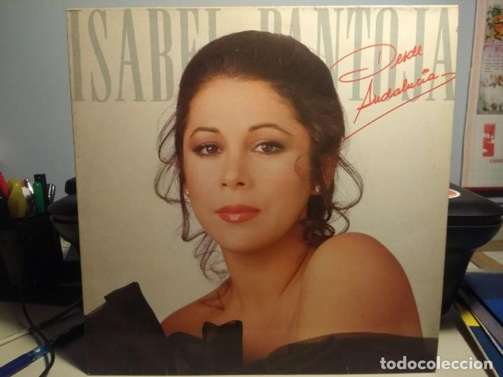 Discos de vinilo: LP ISABEL PANTOJA : DESDE ANDALUCIA ( COMPLETAMENTE NUEVO ) - Foto 1