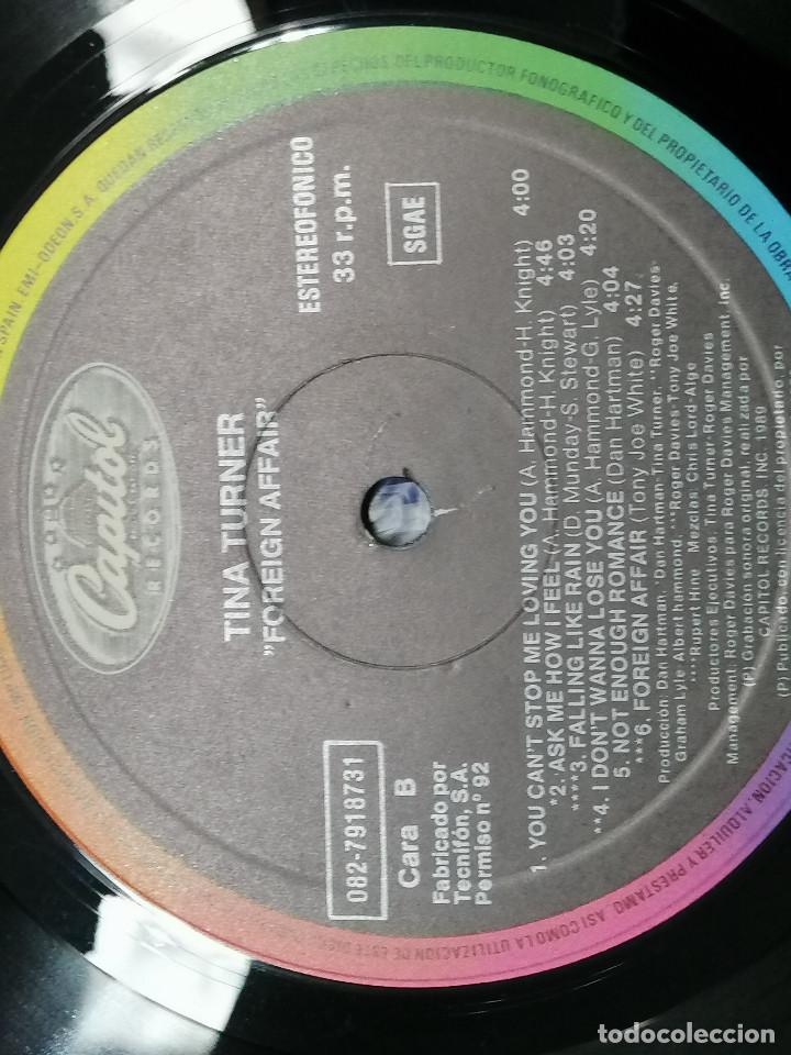 Discos de vinilo: TINA TURNER (FOREIGN AFFAIR) - Foto 17