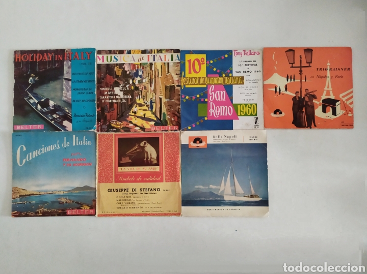 Discos de vinilo: Singles vinilo de m&uacute;sica italiana