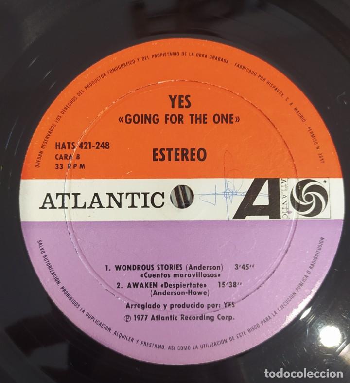 Discos de vinilo: LP YES GOING FOR THE ONE - Foto 2