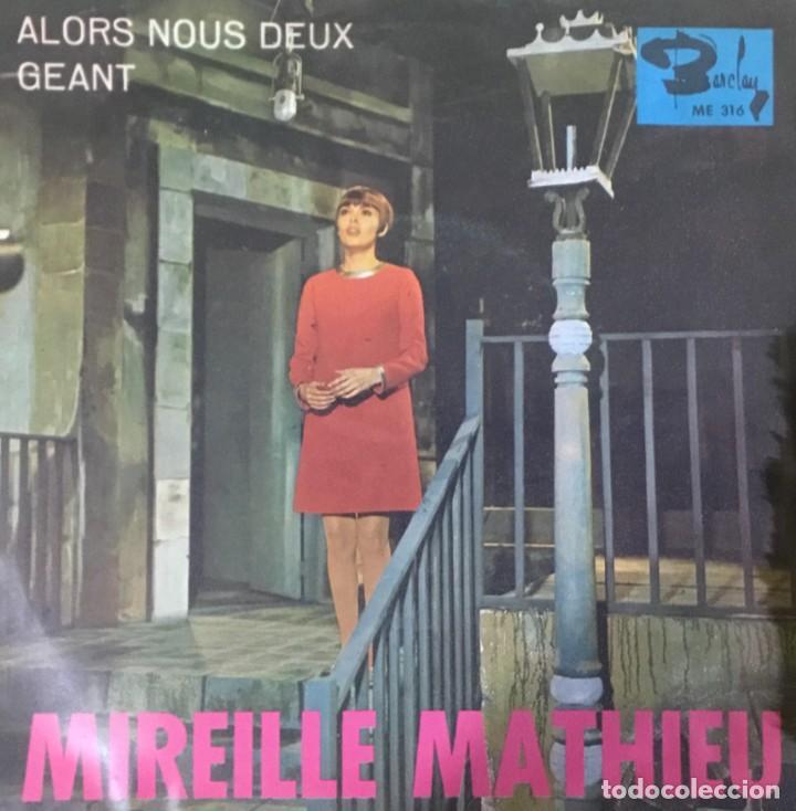 Discos de vinilo: MIREILLE MATHIEU - ALORS NOUS DEUX GEANT - Foto 1