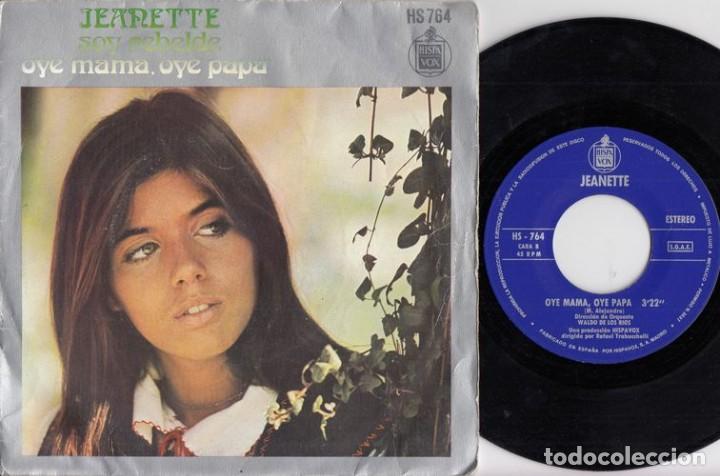 Discos de vinilo: JEANETTE - SOY REBELDE - SINGLE DE VINILO - c-22 - Foto 1