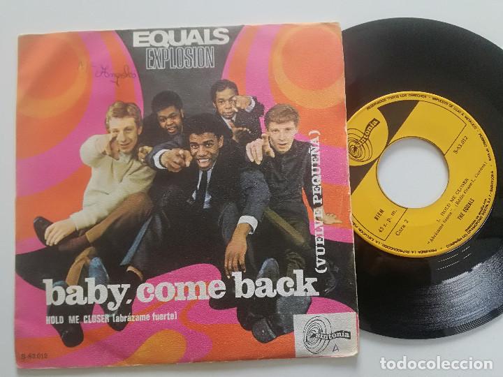 Discos de vinilo: EQUALS - Baby, Come Back - SINGLE SINTONIA 1967 - Foto 1