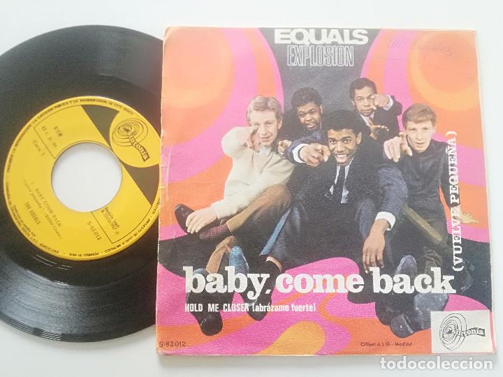 Discos de vinilo: EQUALS - Baby, Come Back - SINGLE SINTONIA 1967 - Foto 2