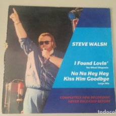 Discos de vinilo: STEVE WALSH - I FOUND LOVING. Lote 224318837