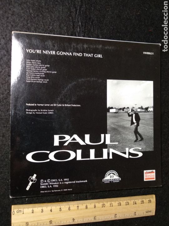 Discos de vinilo: Vinilo single Paul Collins - Foto 2