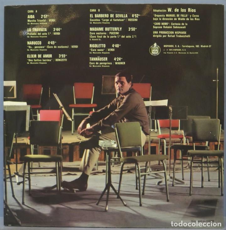 Discos de vinilo: LP. OPERA. WALDO DE LOS RIOS - Foto 2