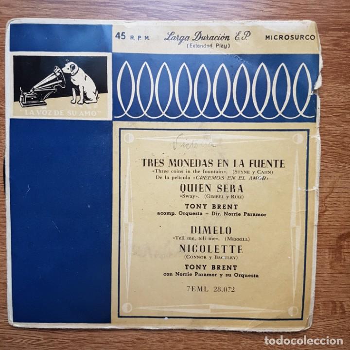 Discos de vinilo: DISCO EP TONY BRENT - Foto 1