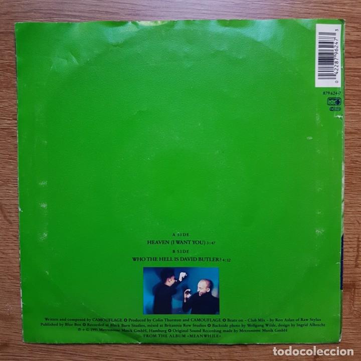 Discos de vinilo: DISCO SINGLE DE CAMUFLAGE - Foto 2