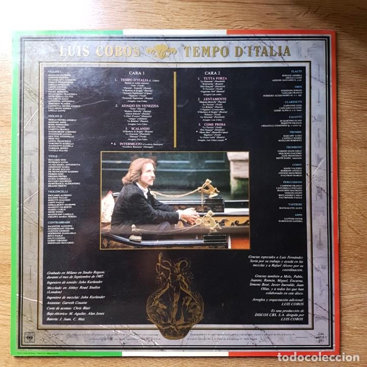 Discos de vinilo: DISCO LP LUIS COBOS TEMPO DITALIA - Foto 2