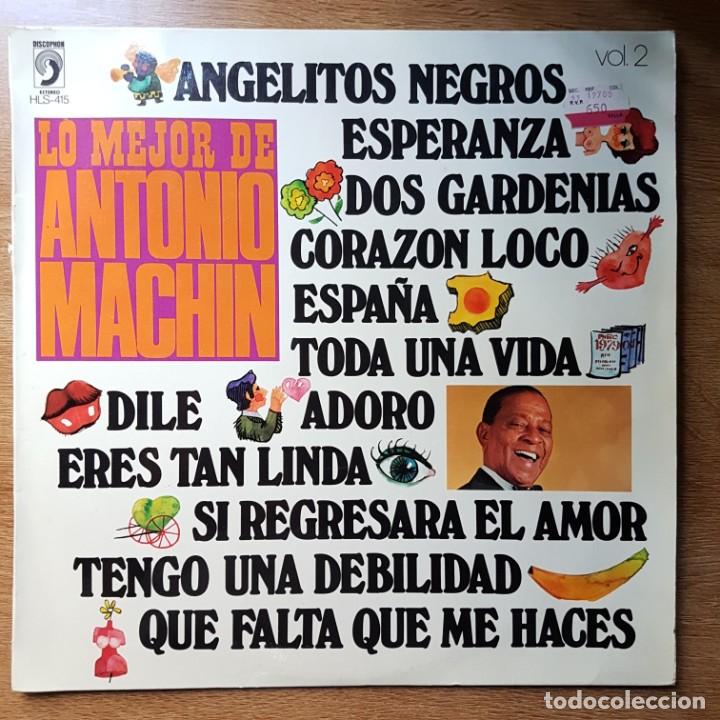 Discos de vinilo: DISCO LP LO MEJOR DE ANTONIO MACH&Iacute;N - Foto 1