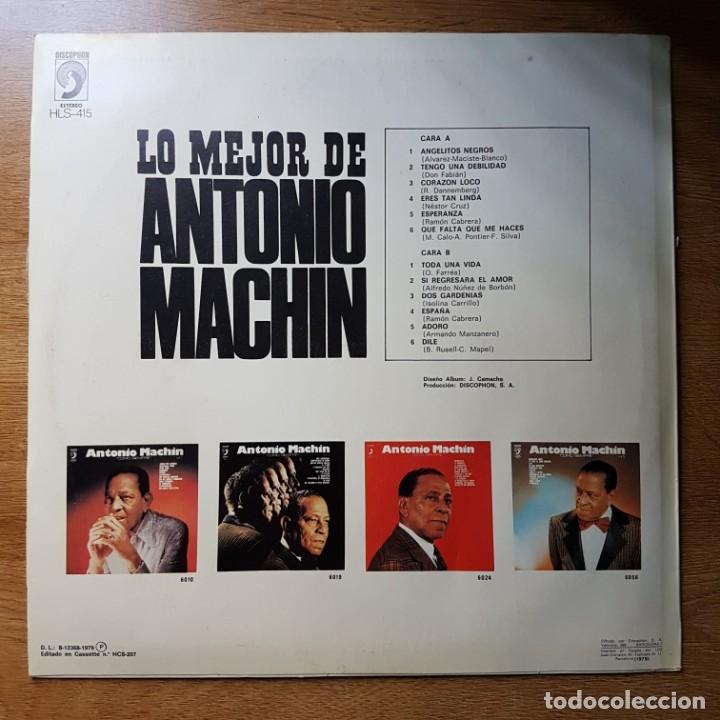 Discos de vinilo: DISCO LP LO MEJOR DE ANTONIO MACH&Iacute;N - Foto 2