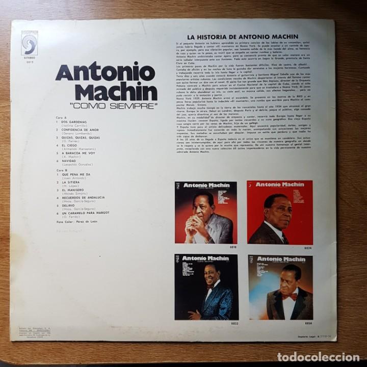 Discos de vinilo: DISCO LP DE ANTONIO MACH&Iacute;N COMO SIEMPRE - Foto 2