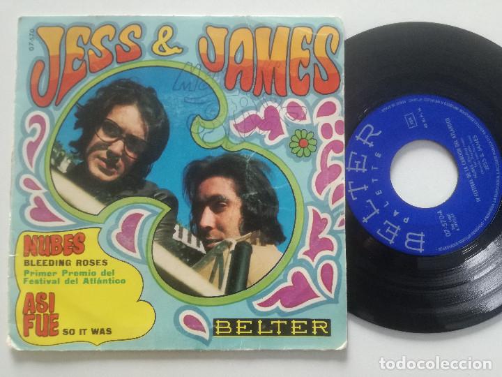 Discos de vinilo: JESS & JAMES - Nubes - SINGLE BELTER 1969 - Foto 1