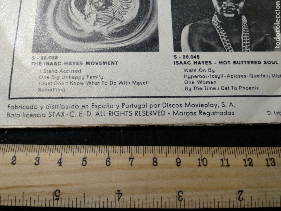 Discos de vinilo: Vinilo single Isaac Hayes - Foto 5