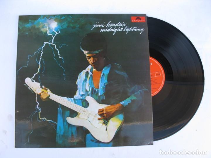 Discos de vinilo: LP - JIMI HENDRIX - MIDNIGHT LIGHTNING - POLYDOR - A&Ntilde;O 1975. - Foto 1