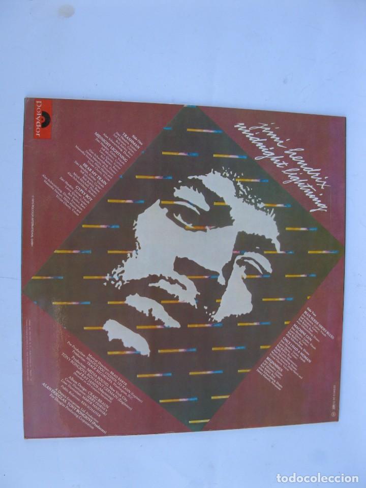 Discos de vinilo: LP - JIMI HENDRIX - MIDNIGHT LIGHTNING - POLYDOR - A&Ntilde;O 1975. - Foto 2