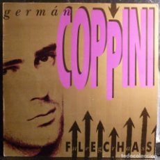 Discos de vinilo: GERMAN COPPINI // FLECHAS NEGRAS // 1989 // ENCARTE // (VG VG). LP