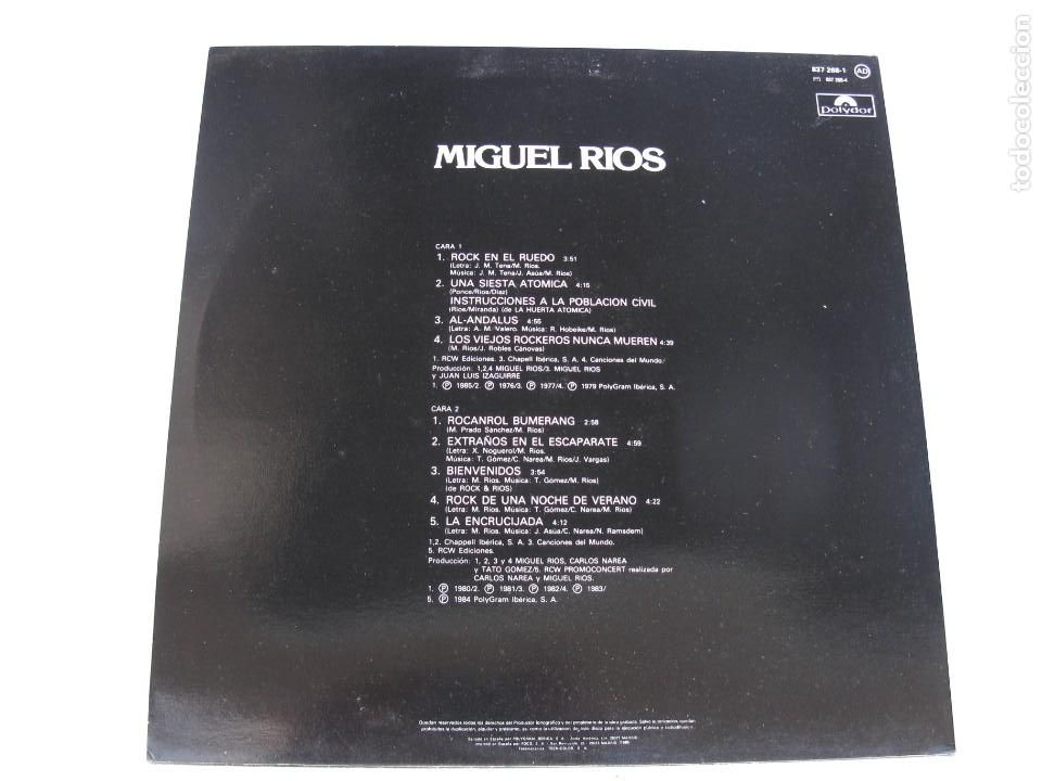 Discos de vinilo: LP - MIGUEL RIOS - POLYGRAM - A&Ntilde;O 1988. - Foto 2