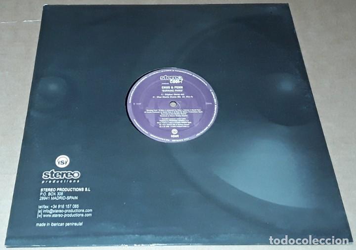 Discos de vinilo: MAXI SINGLE - CHUS & PENN - BURNING PARIS - DJ CHUSS / DAVID PENN - Foto 1