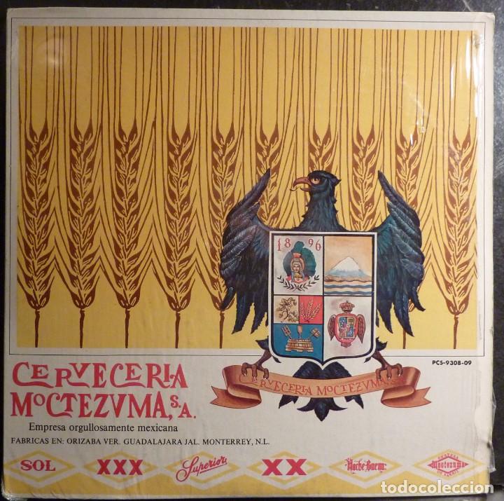 Discos de vinilo: CERVEZA // CERVECERIA MOCTEZUMA // EL MEXICO ROMANTICO // VARIOS//(VG VG). LP