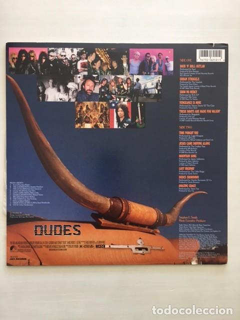 Discos de vinilo: BANDA SONORA ORIGINAL DUDES LP VINILO - Foto 2