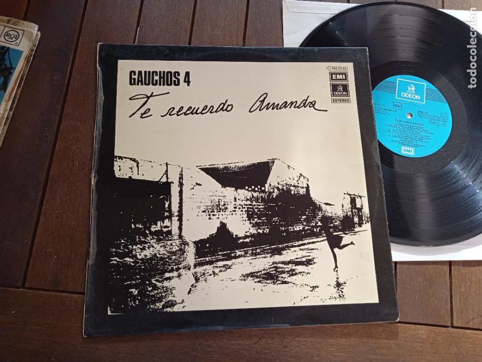 Disques de vinyle: GAUCHOS 4 LP. TE RECUERDO AMANDA. MADE IN SPAIN. 1975