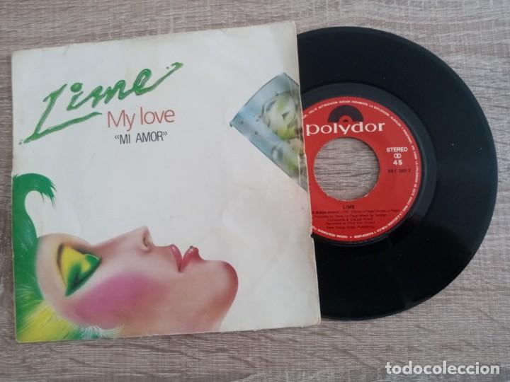 Discos de vinilo: LIME .MY LOVE.TAKE IT UP. SINGLE 1984.POLYDOR. - Foto 1