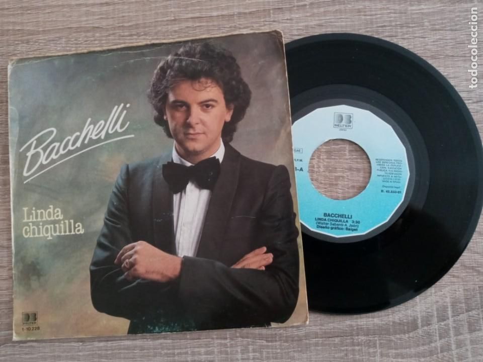 Discos de vinilo: BACCHELLI LINDA CHIQUILLA.SINGLE 1981.BELTER - Foto 1