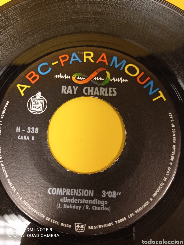 Discos de vinilo: RAY CHARLES / ELEANOR RIGBY / COMPRENSION (SINGLE 1968) - Foto 3