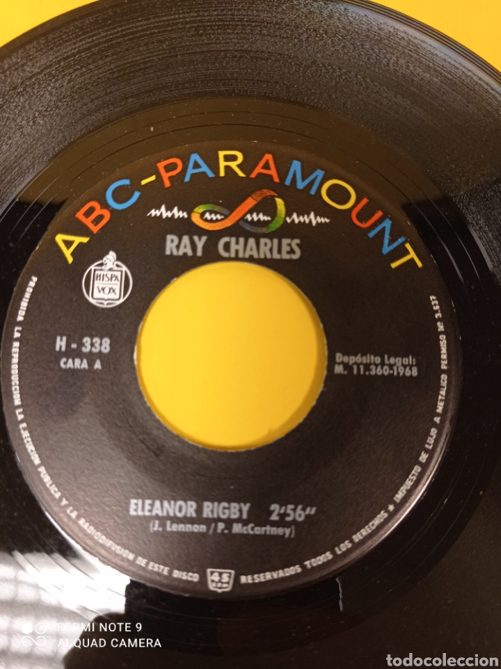 Discos de vinilo: RAY CHARLES / ELEANOR RIGBY / COMPRENSION (SINGLE 1968) - Foto 4