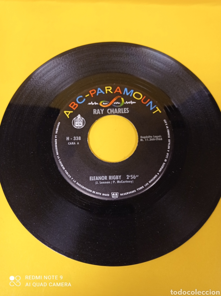 Discos de vinilo: RAY CHARLES / ELEANOR RIGBY / COMPRENSION (SINGLE 1968) - Foto 6