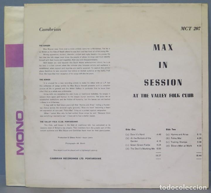 Discos de vinilo: LP. MAX BOYCE. IN SESSION 12 - Foto 2