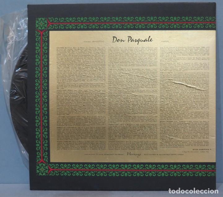 Discos de vinilo: LP. DON PASQUALE. DONIZETTI - Foto 2