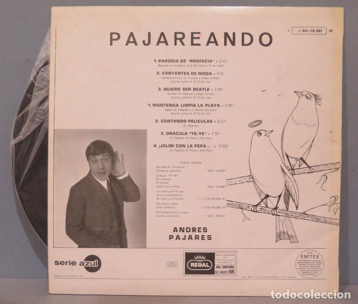 Discos de vinilo: LP. ANDRES PAJARES. PAJAREANDO - Foto 2
