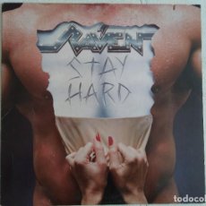 Discos de vinilo: RAVEN. STAY HARD. ATLÁNTIC USA 1985.. Lote 224508131