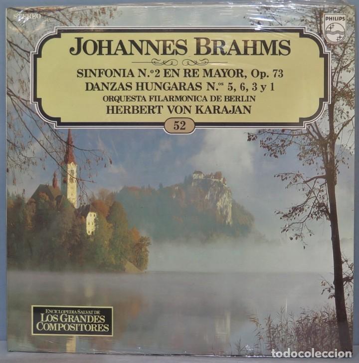 Discos de vinilo: LP. BRAHMS. GRANDES COMPOSITORES 52. PRECINTADO - Foto 1