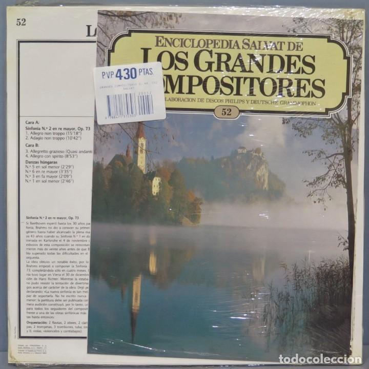 Discos de vinilo: LP. BRAHMS. GRANDES COMPOSITORES 52. PRECINTADO - Foto 2