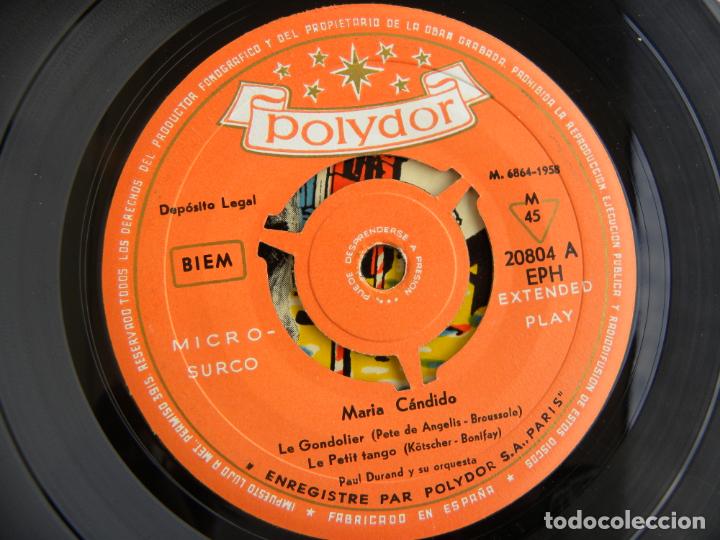Discos de vinilo: MARIA CANDIDO -LE GONDOLIER -EP 1968 - Foto 3