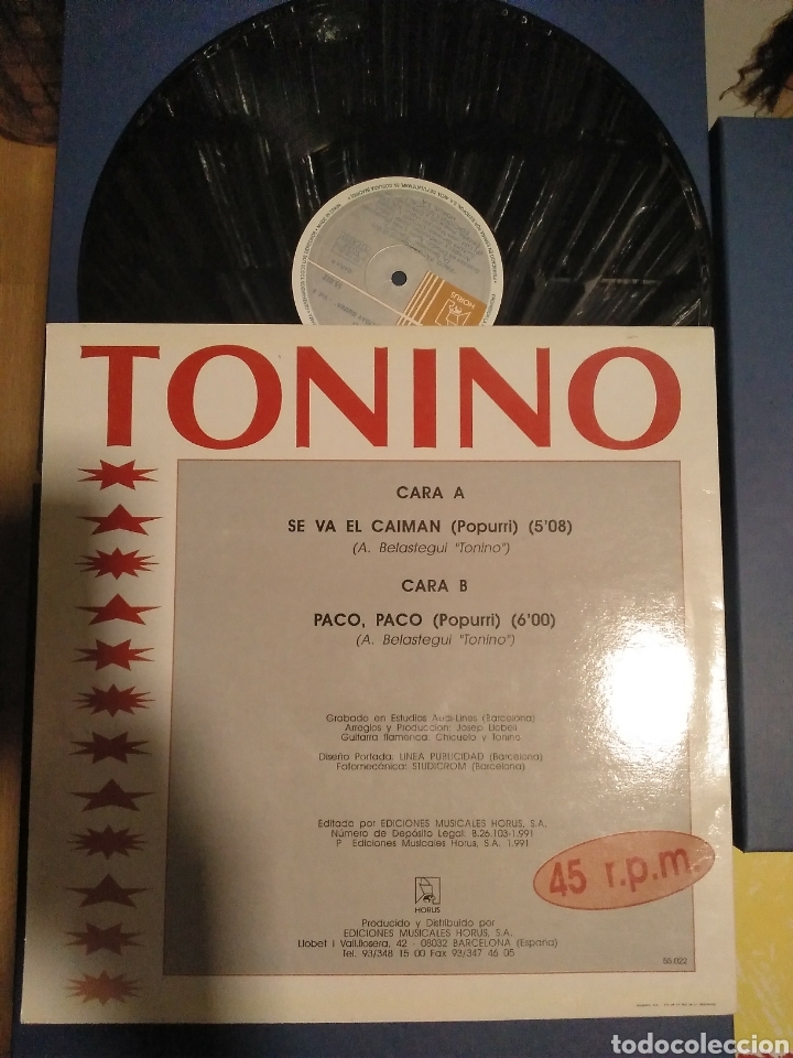 Discos de vinilo: Tonino holiday rumba - Foto 2