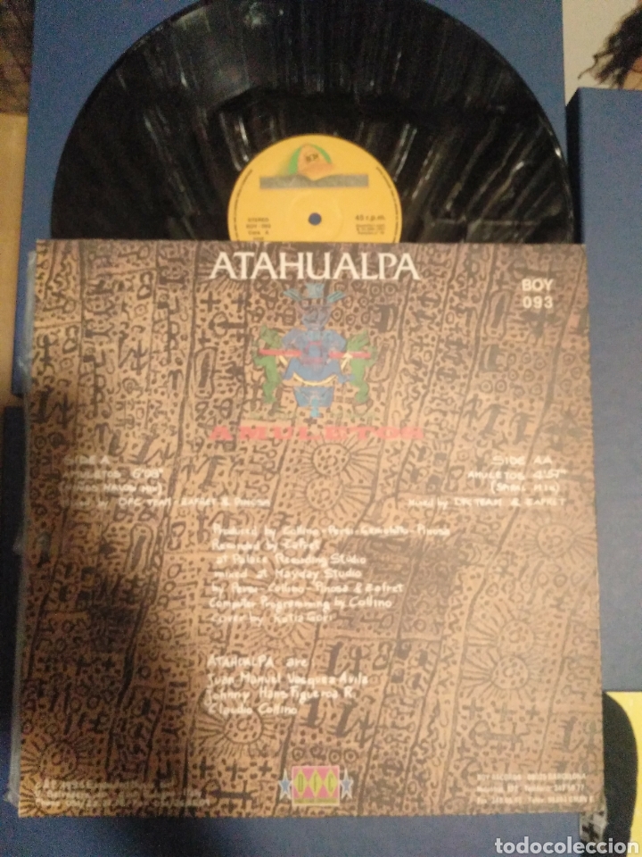 Discos de vinilo: Atahualpa amuletos maxi - Foto 2