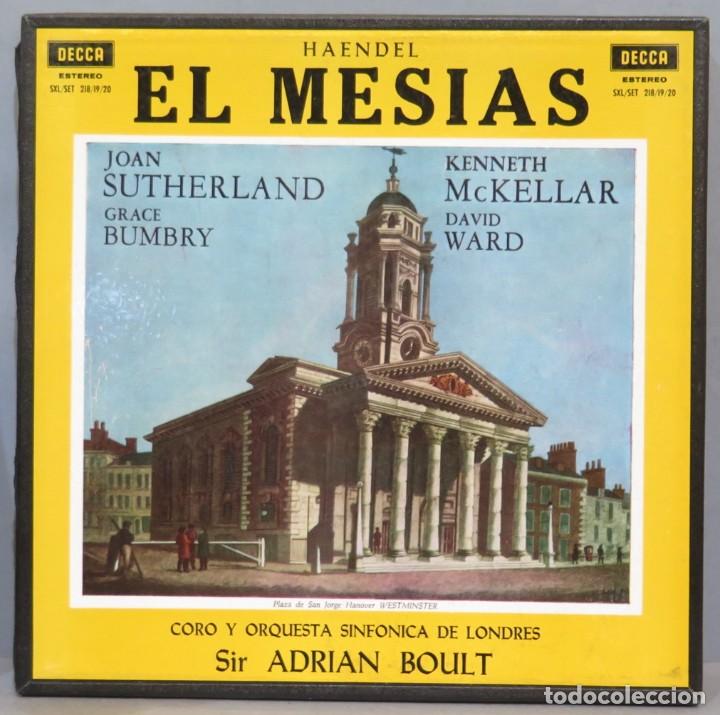 Discos de vinilo: CAJA LP. EL MESIAS. HAENDEL - Foto 1