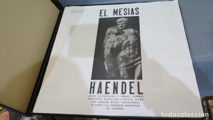 Discos de vinilo: CAJA LP. EL MESIAS. HAENDEL - Foto 2