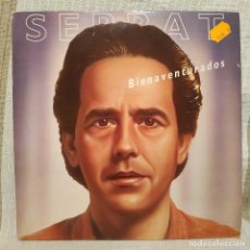 Discos de vinilo: JOAN MANUEL SERRAT - BIENAVENTURADOS - LP ARIOLA DEL AÑO 1987 + ENCARTE CON LETRAS. Lote 224527862