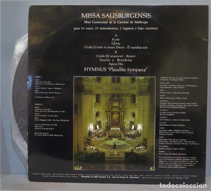 Discos de vinilo: LP. MISSA SALISBURGENSIS - Foto 2