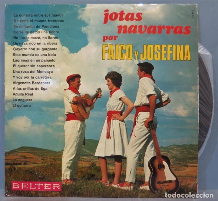 Discos de vinilo: LP. JOTAS NAVARRAS. FAICO Y JOSEFINA - Foto 1