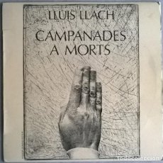 Discos de vinilo: LLUÍS LLACH. CAMPANADES A MORTS. MOVIEPLAY, SPAIN 1977 LP + ENCARTE